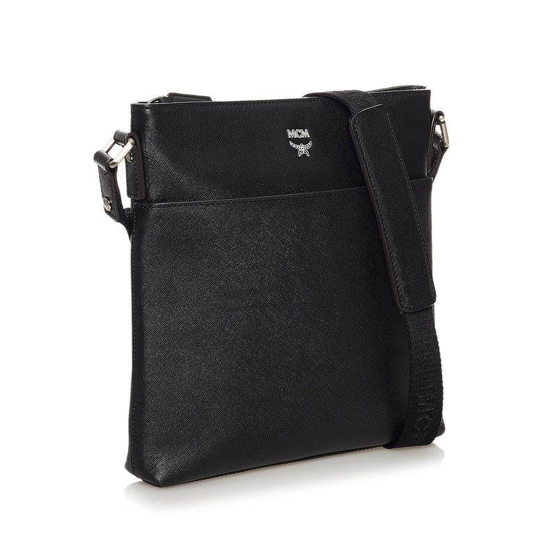 Mcm Leather Crossbody Bag