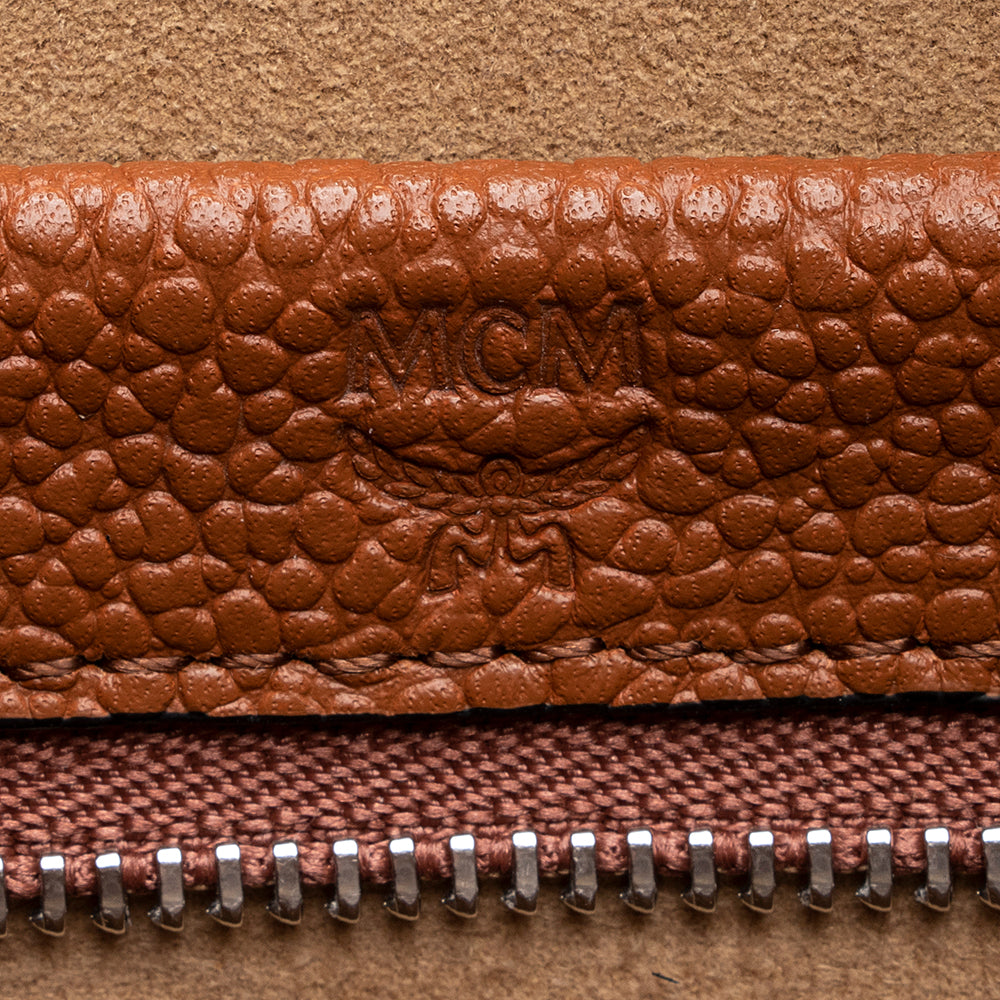 MCM Leather Ella Boston Bag (SHF-19289)