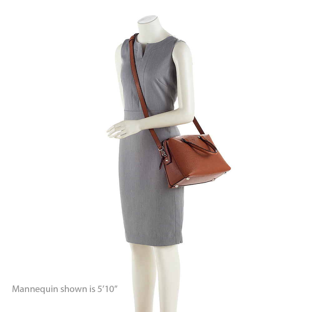 MCM Leather Ella Boston Bag (SHF-19289)