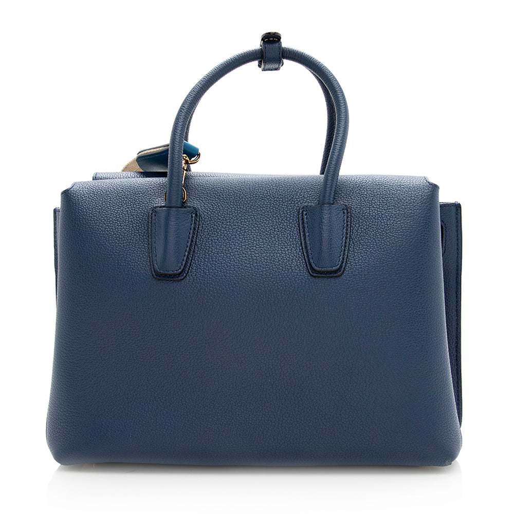 MCM Leather Milla Medium Tote (SHF-19290)