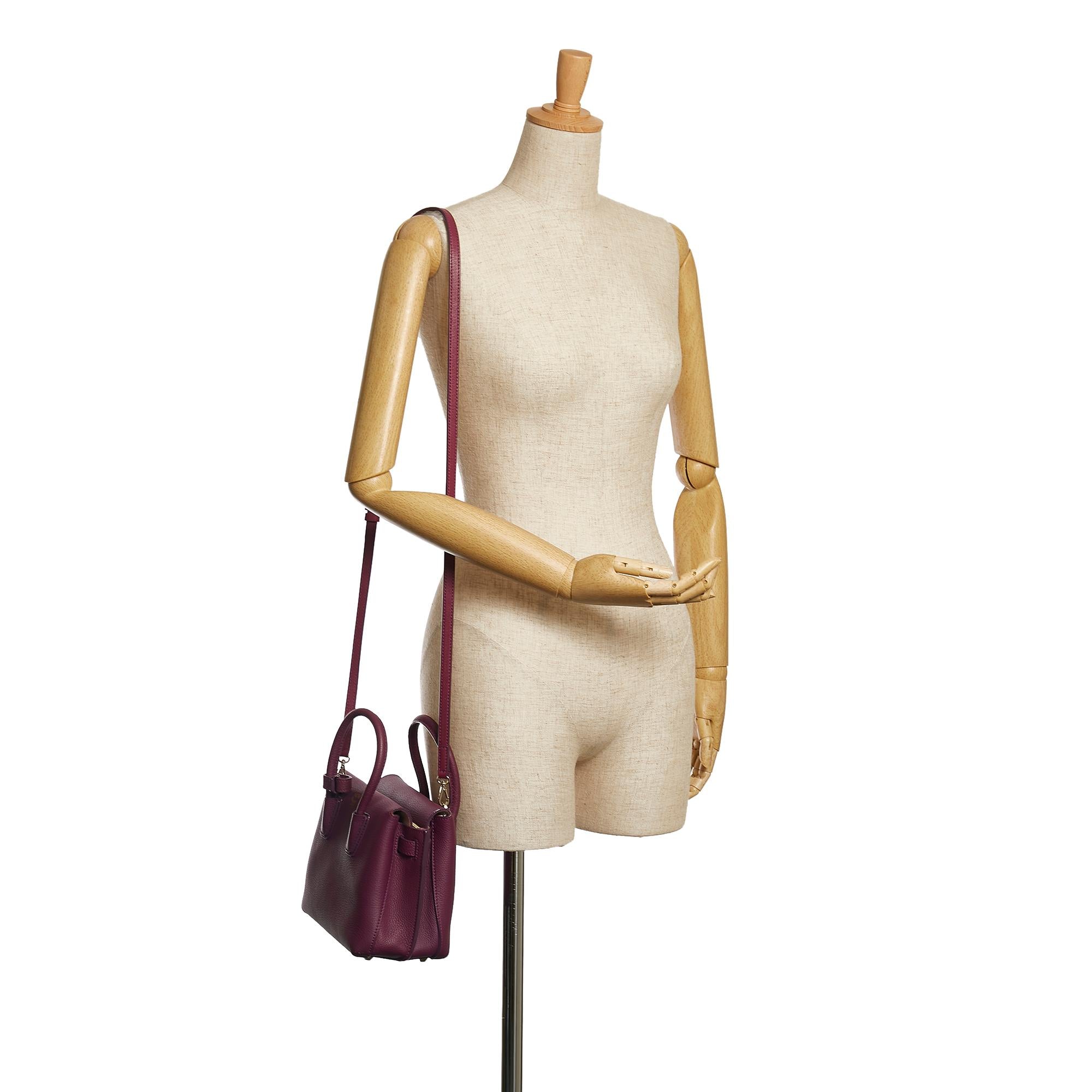 MCM Milla Leather Satchel (SHG-34896)