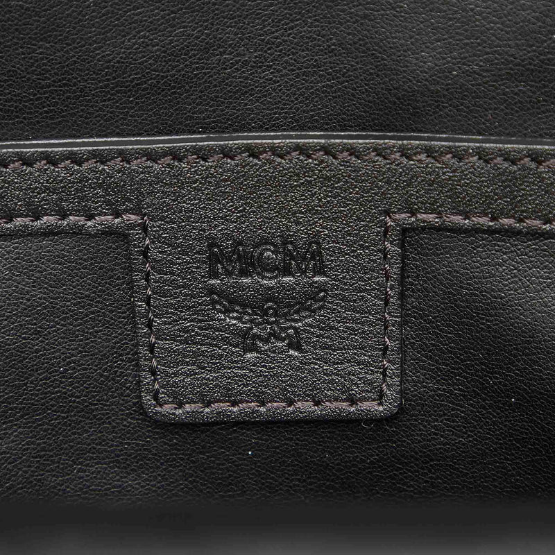 MCM Mini Visetos Leather Backpack (SHG-25313)