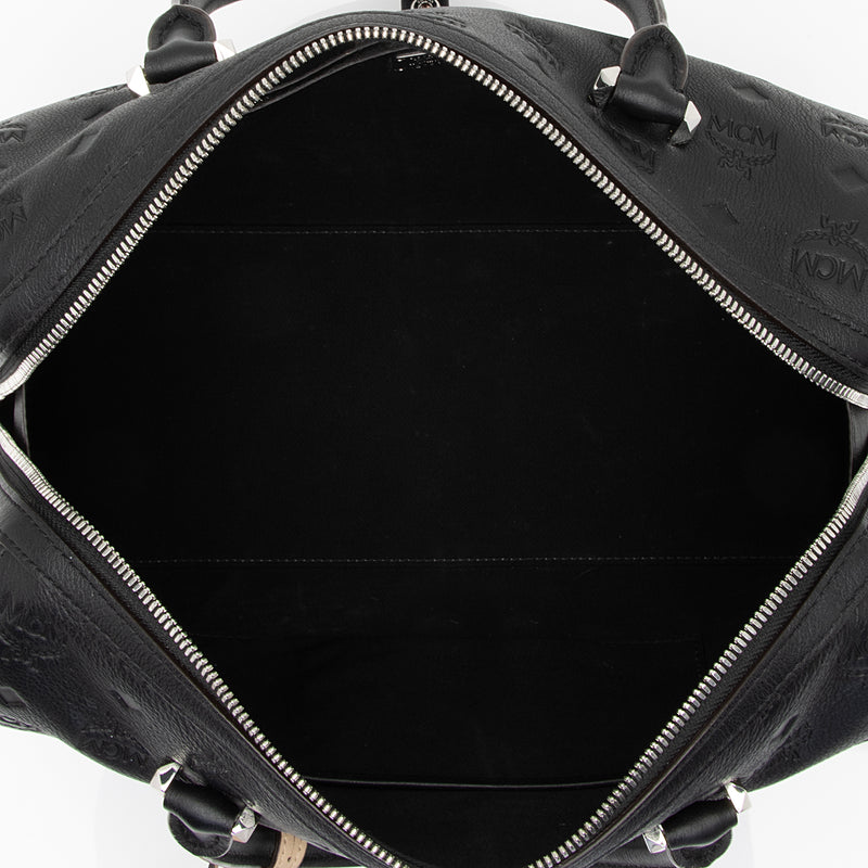Monogram Leather Essential Boston Bag Chesnut - ShopperBoard