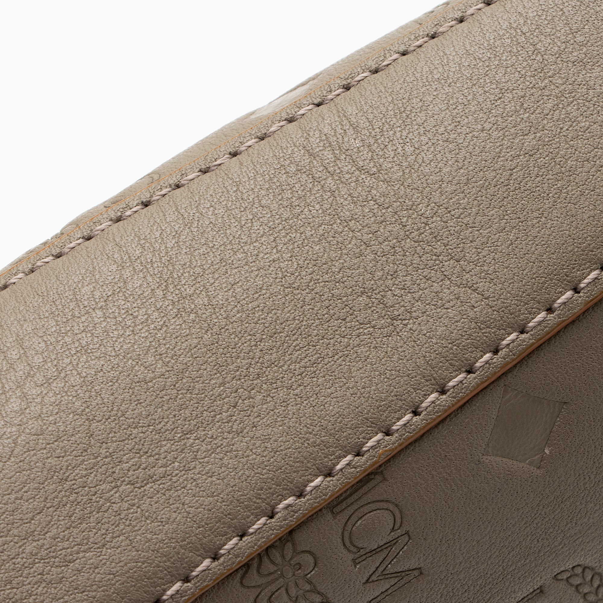 MCM Embossed Leather Klara Small Crossbody Bag (SHF-22546)