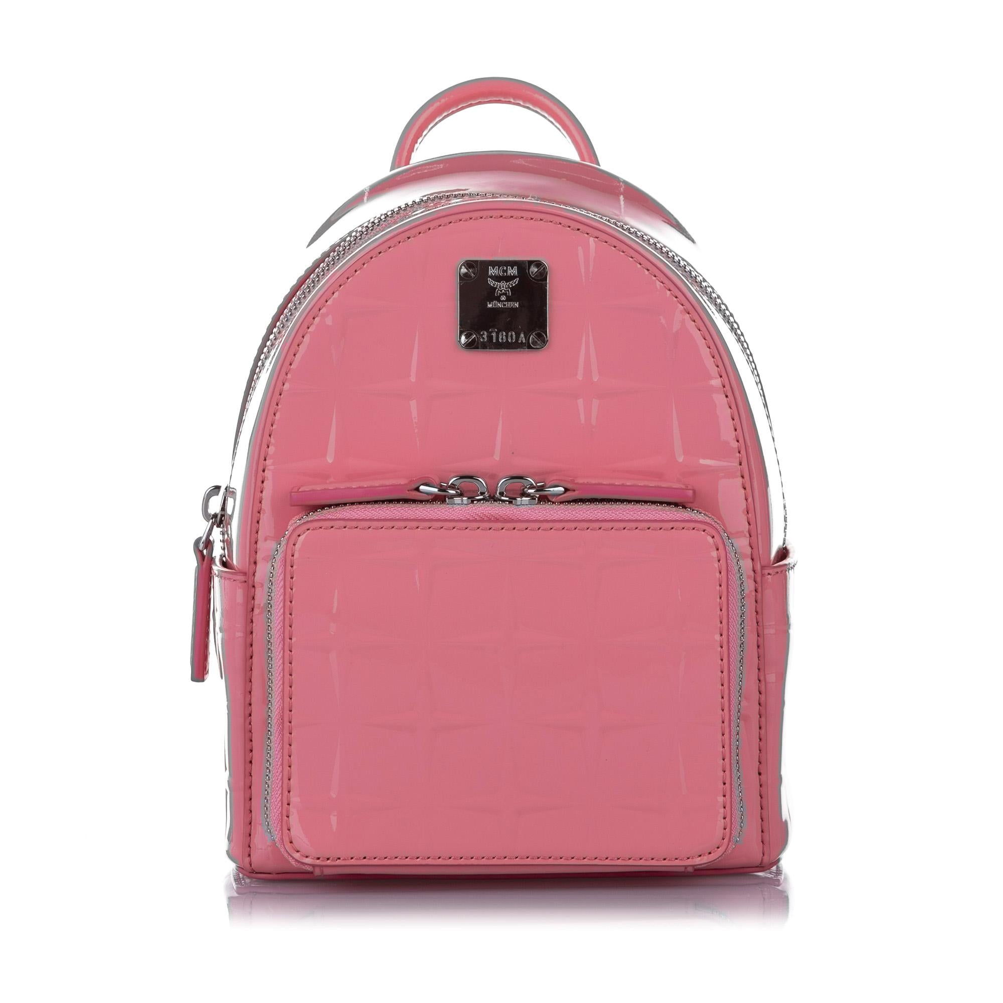 MCM Patent Leather Backpack (SHG-32321)