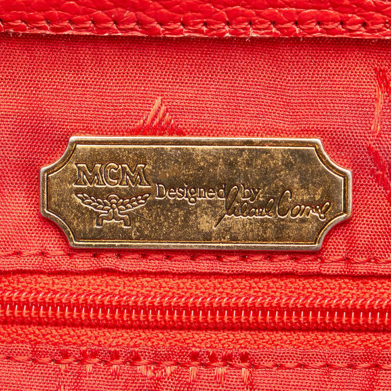 MCM Studded Leather Drawstring Backpack (SHG-27804)