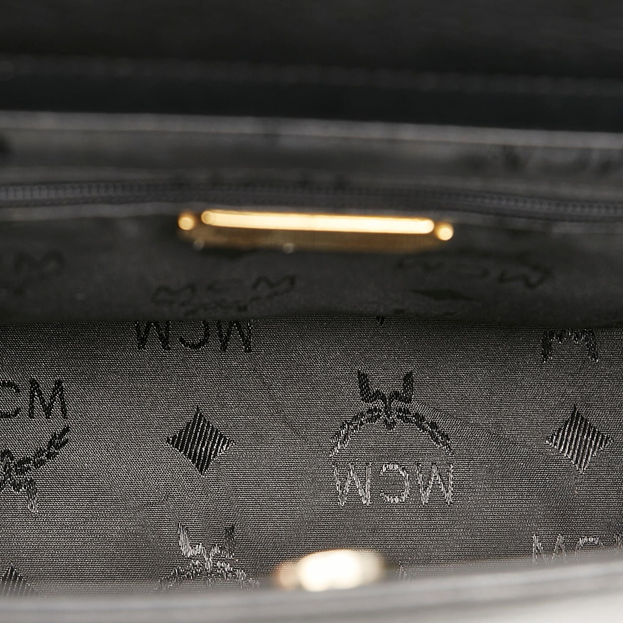 MCM Studded Leather Handbag (SHG-37891)