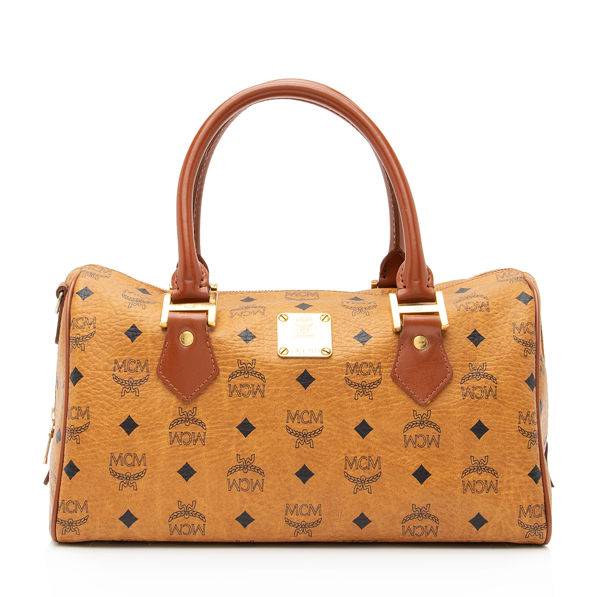 MCM Vintage Visetos Boston Bag (SHF-23874)