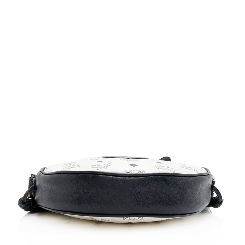 Mcm Tassel Accent Leather Shoulder Bag