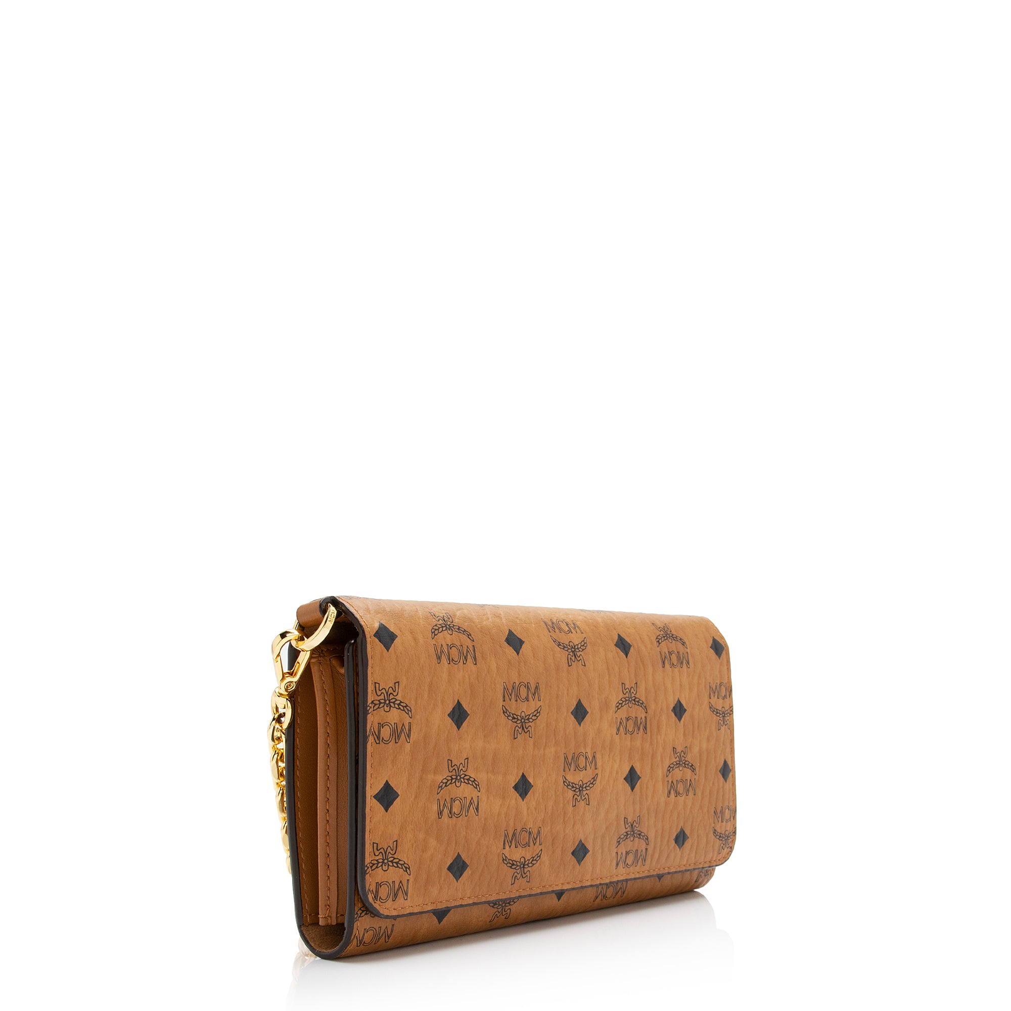 MCM Visetos Aren Large Wallet on Chain Bag (SHF-23480)