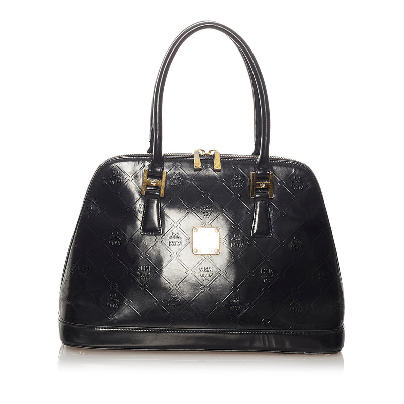 MCM Visetos Embossed Leather Handbag (SHG-27639)