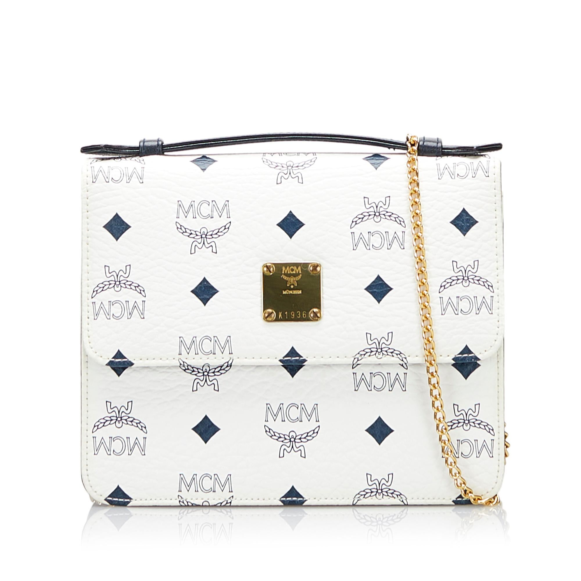 MCM Visetos Flap Crossbody (SHG-36544)