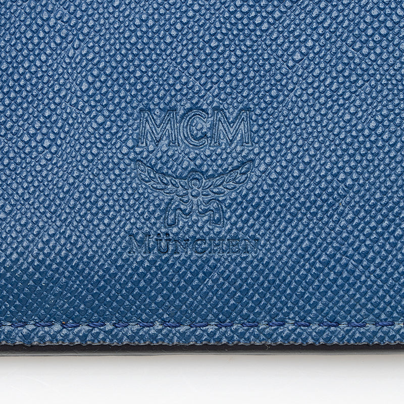 MCM Men's Visetos Monogram Flap Wallet