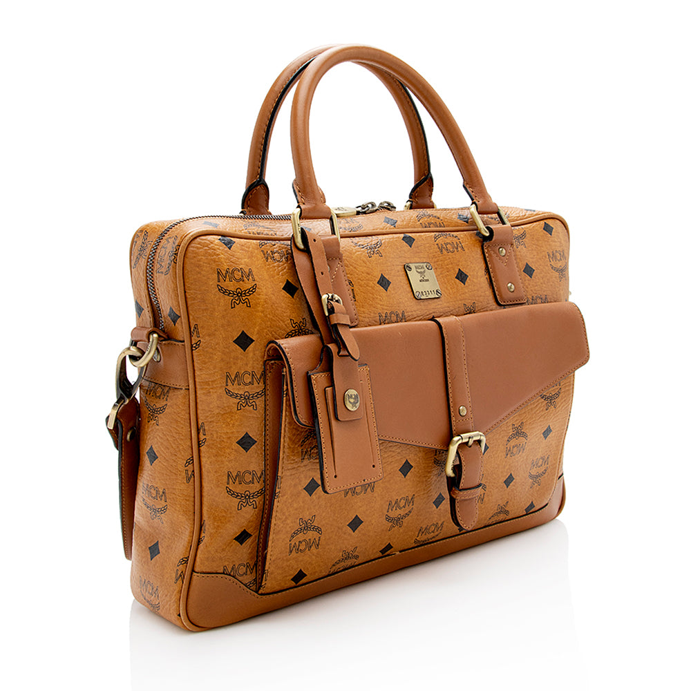 MCM Visetos Laptop Bag (SHF-17985)