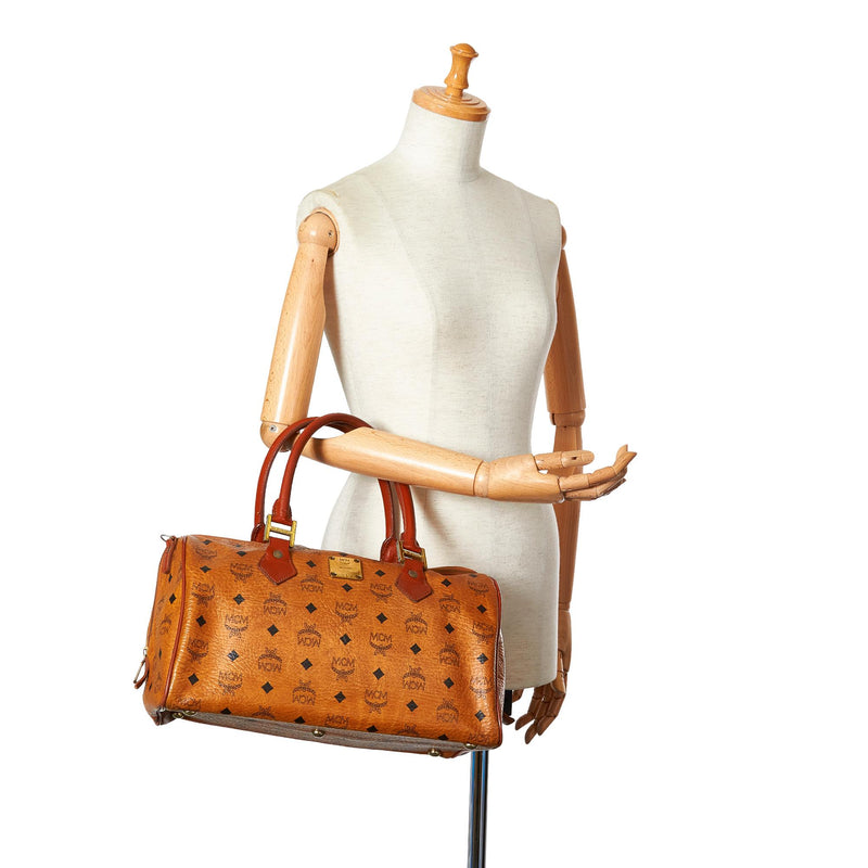 MCM Visetos Shoulder Bag - Brown Shoulder Bags, Handbags - W3048953