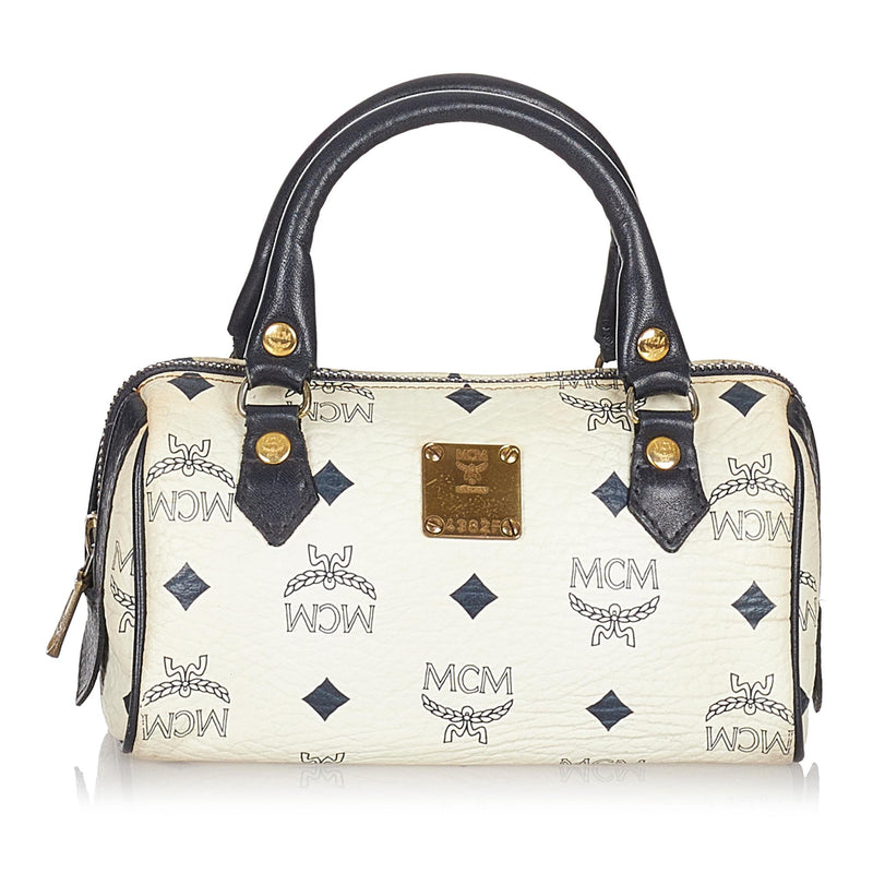 Mcm Authenticated Leather Handbag
