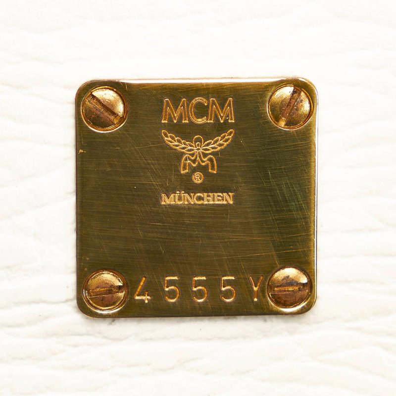 MCM Visetos Leather Clutch Bag (SHG-27807) – LuxeDH