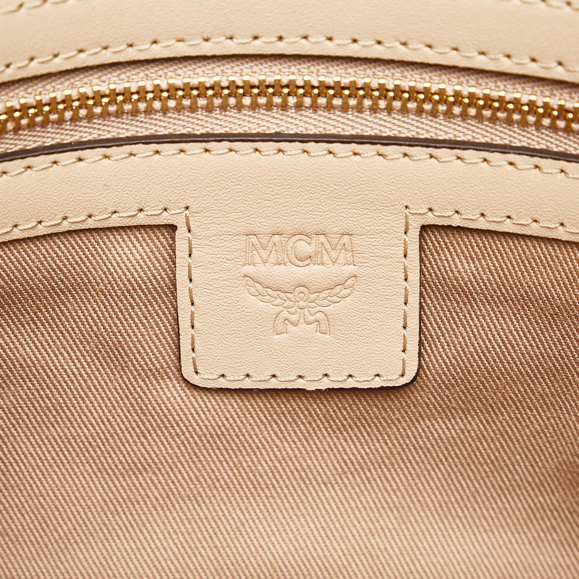 MCM Visetos Leather Clutch Bag (SHG-32262)