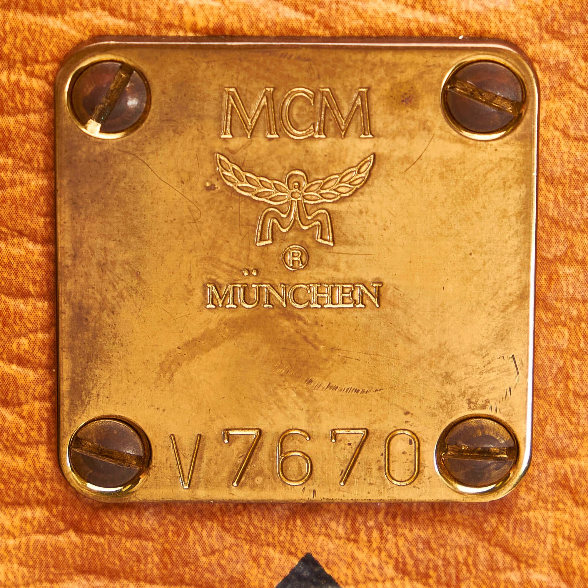 MCM Visetos Leather Clutch Bag (SHG-34668)