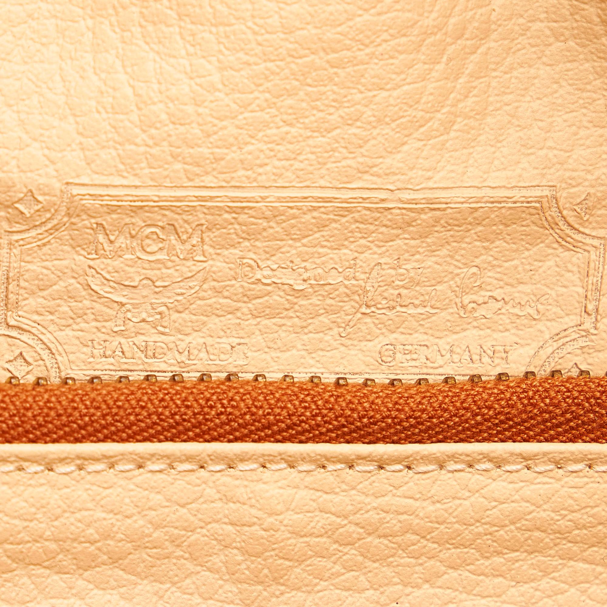 MCM Visetos Leather Clutch Bag (SHG-34668)