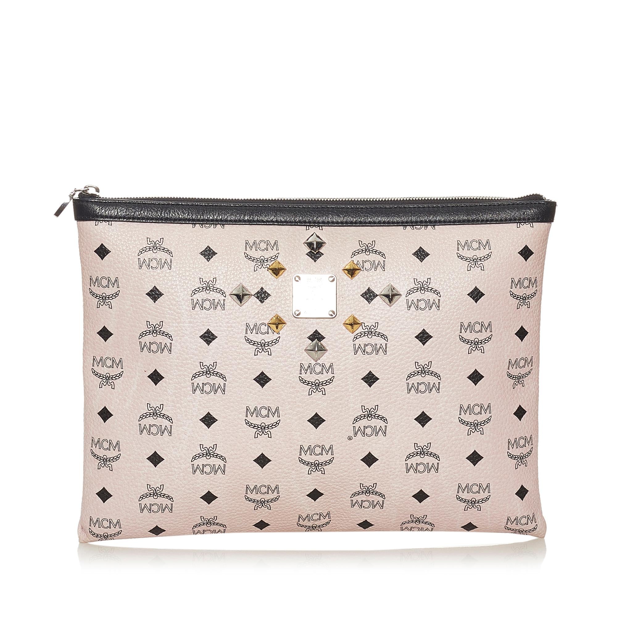 MCM Visetos Leather Clutch (SHG-27508)