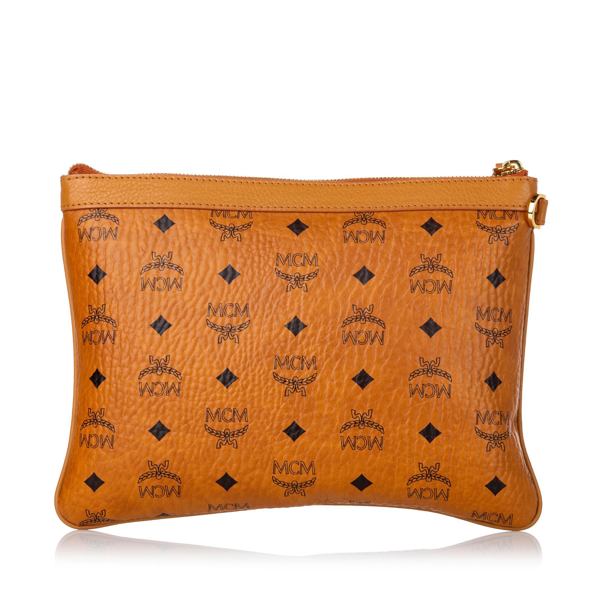 MCM Visetos Leather Clutch (SHG-30921)