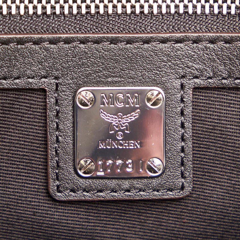 MCM Visetos Leather Drawstring Backpack (SHG-28821)