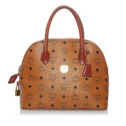 MCM Visetos Leather Handbag (SHG-29569)