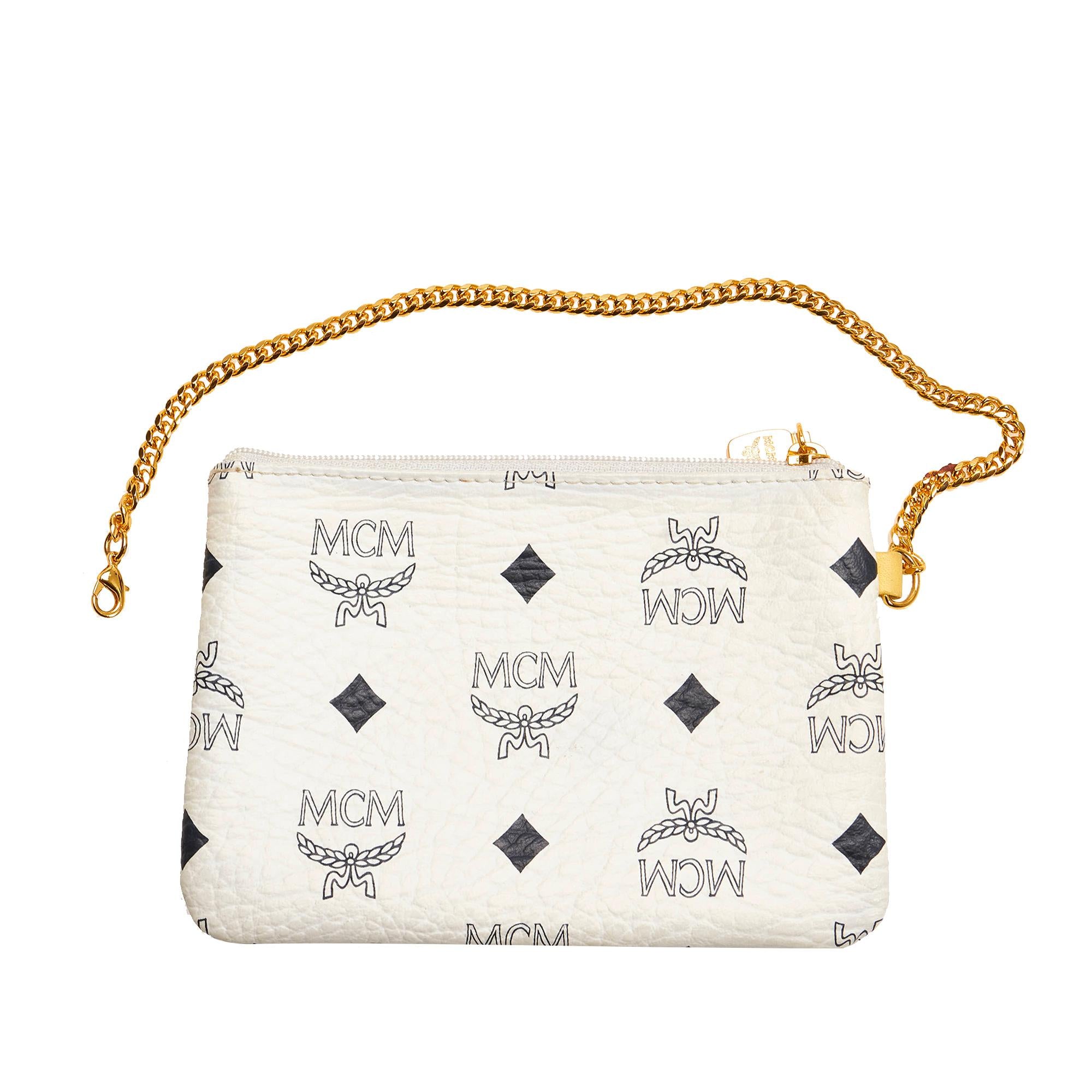 MCM Visetos Leather Handbag (SHG-29594)