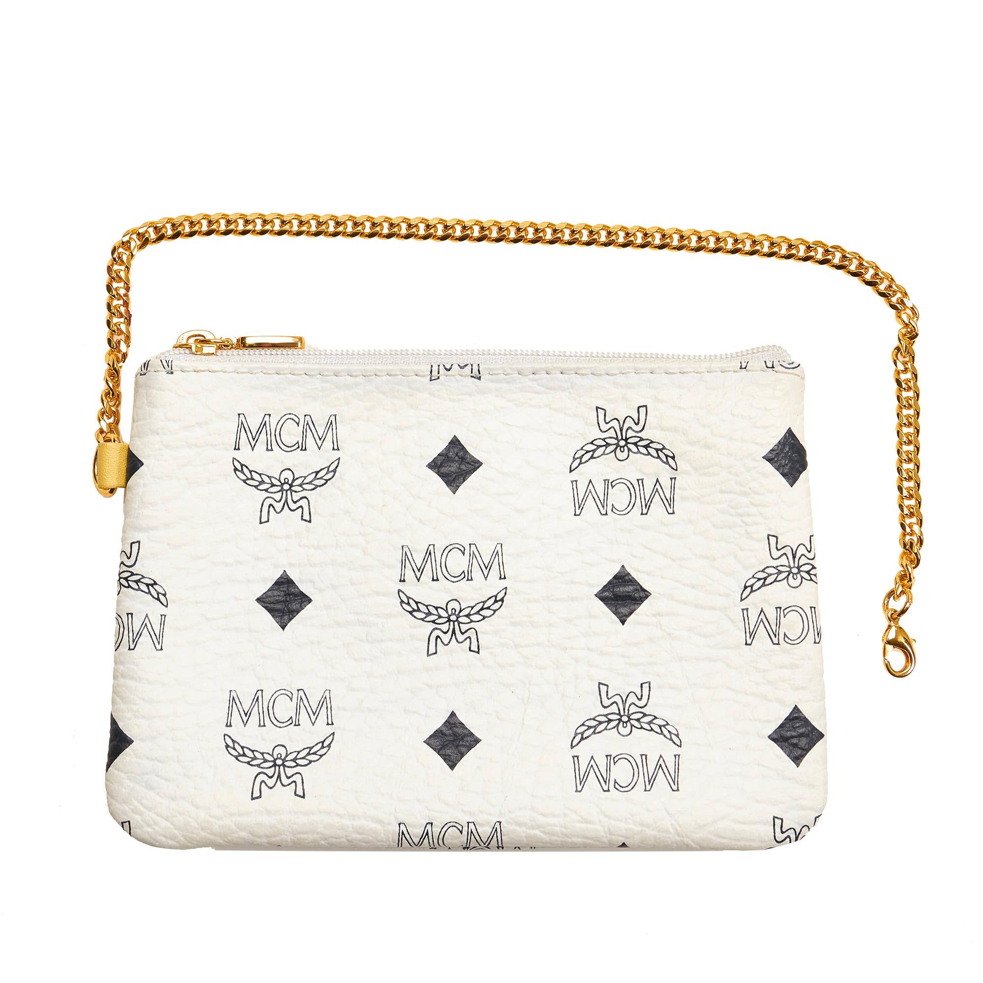 MCM Visetos Leather Handbag (SHG-29594)