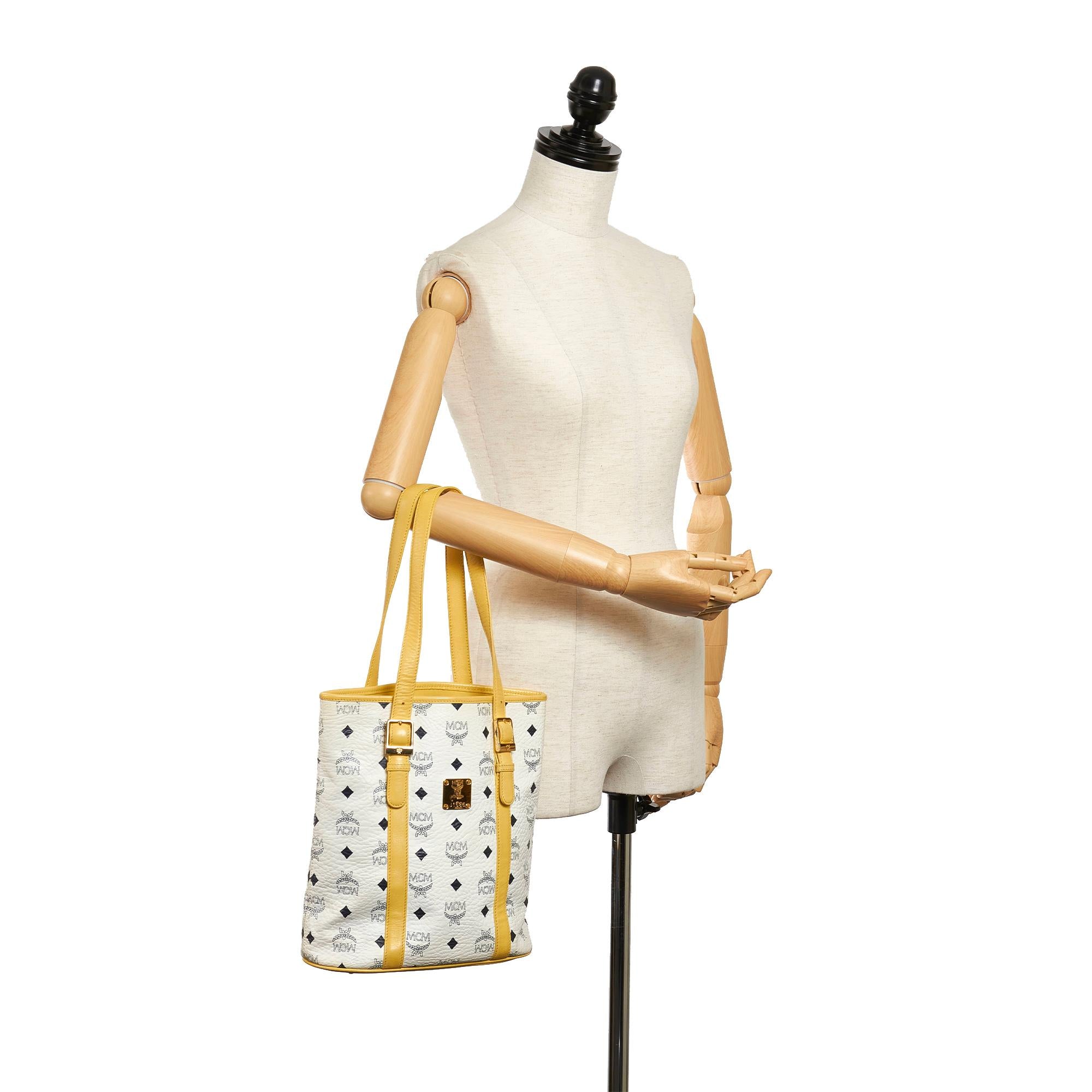 MCM Visetos Leather Handbag (SHG-29594)