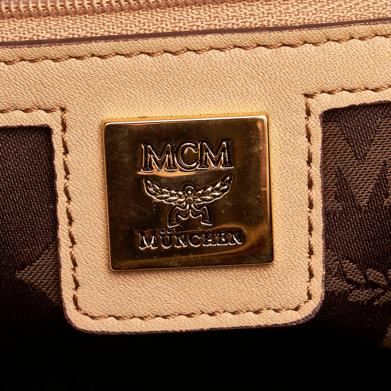 MCM Visetos Leather Handbag (SHG-32294)