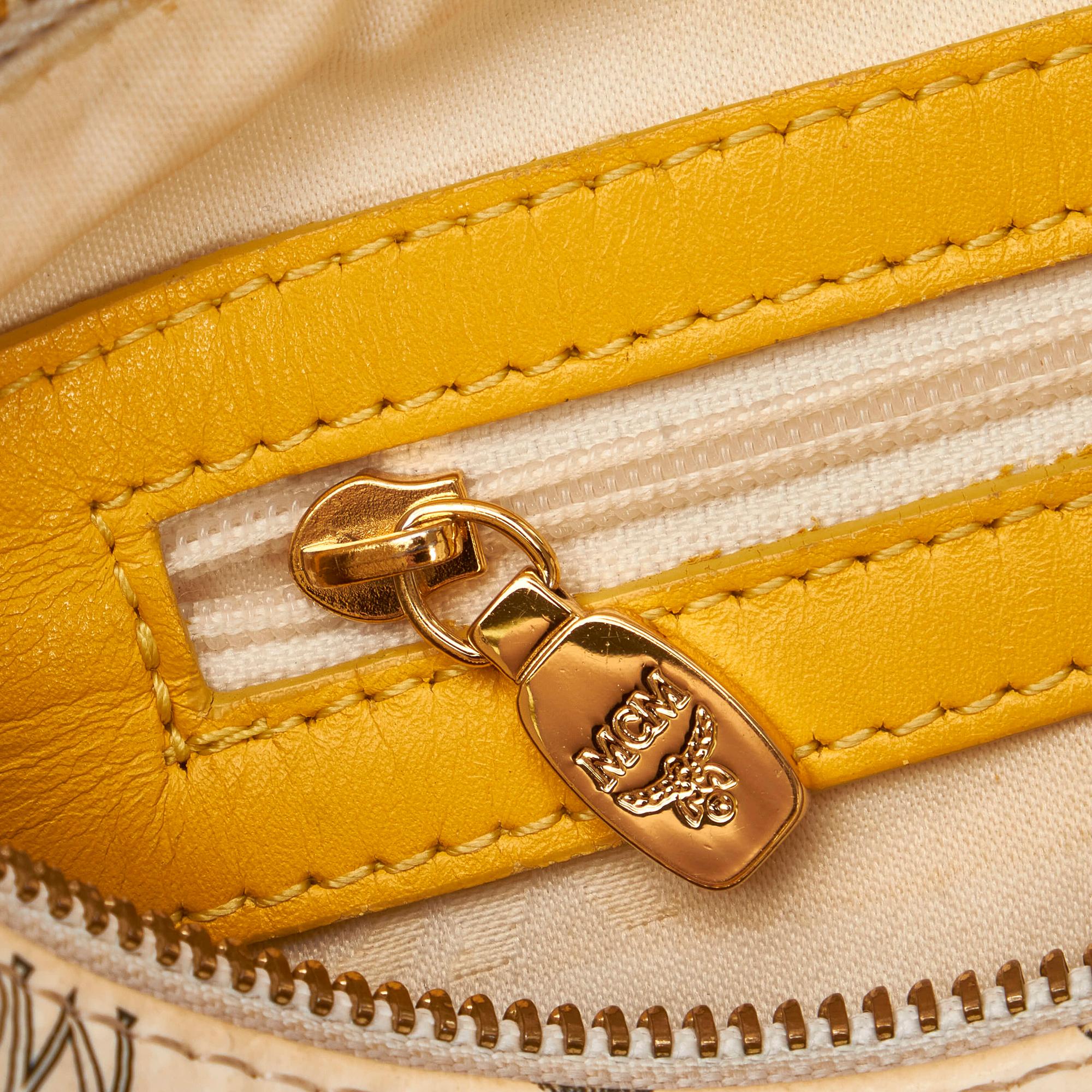 MCM Visetos Leather Handbag (SHG-32656)