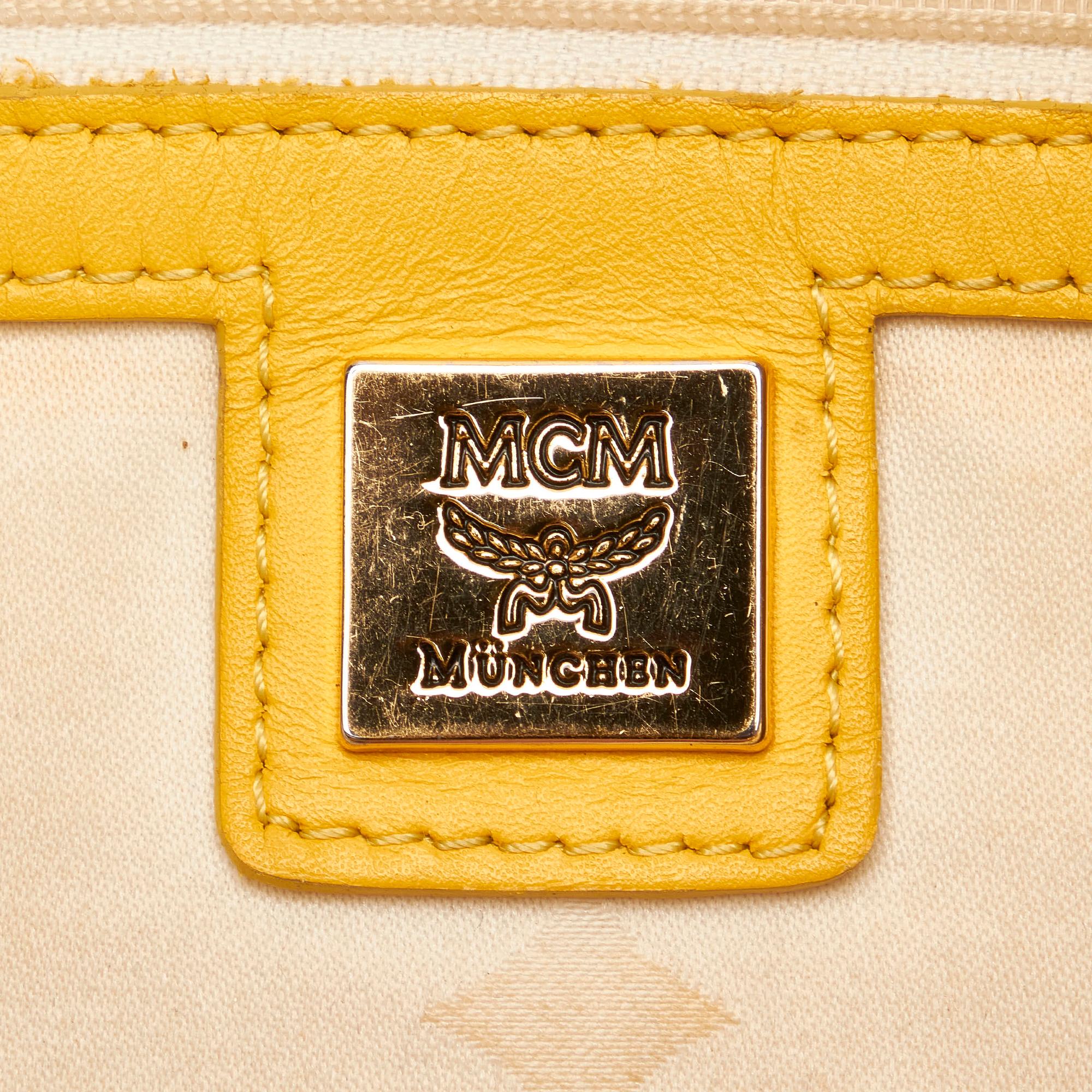 MCM Visetos Leather Handbag (SHG-32656)