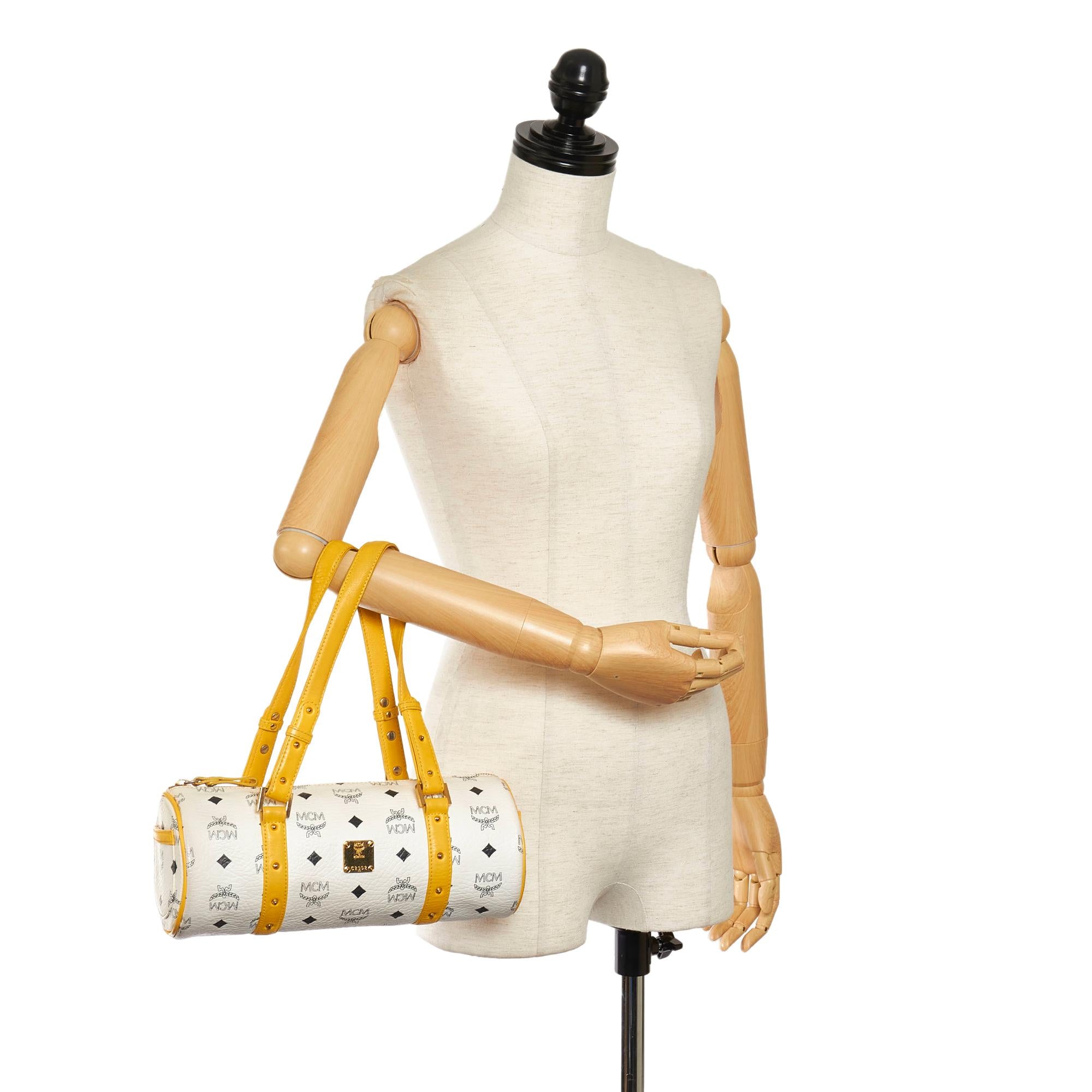 MCM Visetos Leather Handbag (SHG-32656)