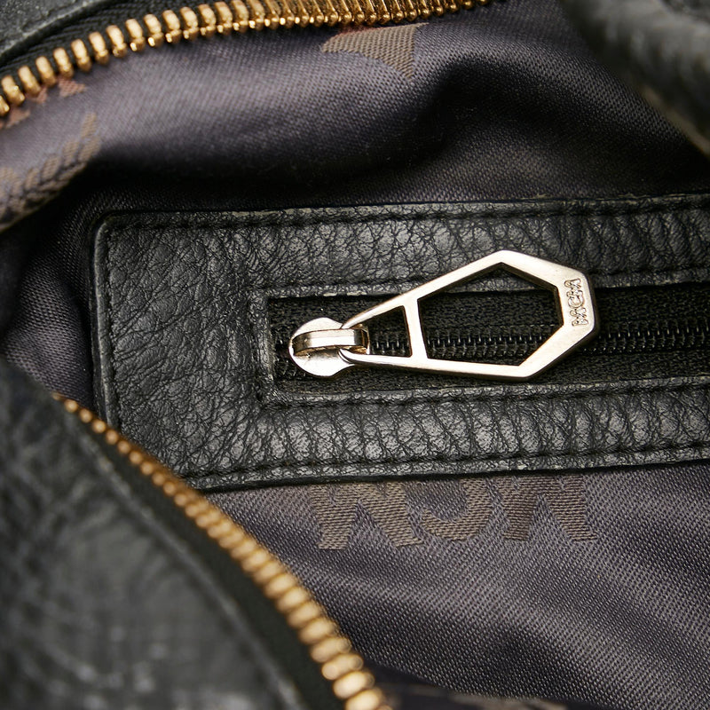 MCM Visetos Leather Hobo Bag (SHG-36665)