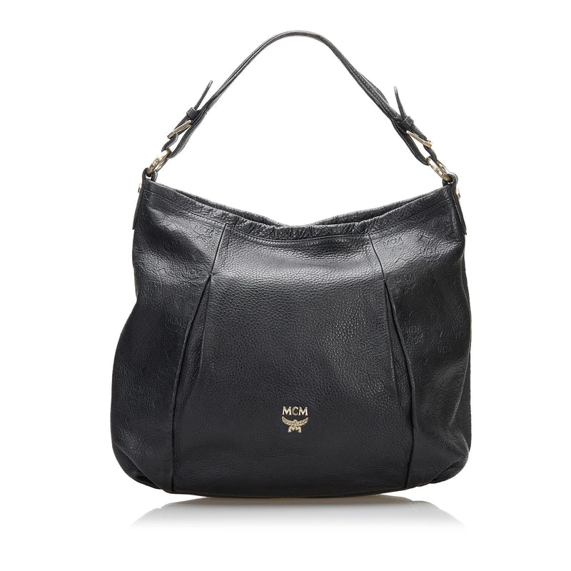 MCM Visetos Leather Hobo Bag (SHG-36665)