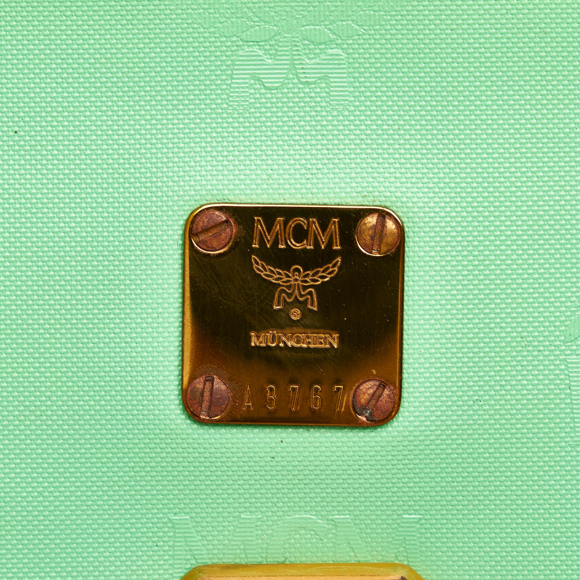MCM Visetos Leather Satchel (SHG-34021)
