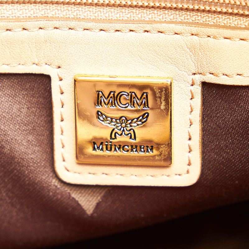MCM Visetos Leather Shoulder Bag (SHG-24971)