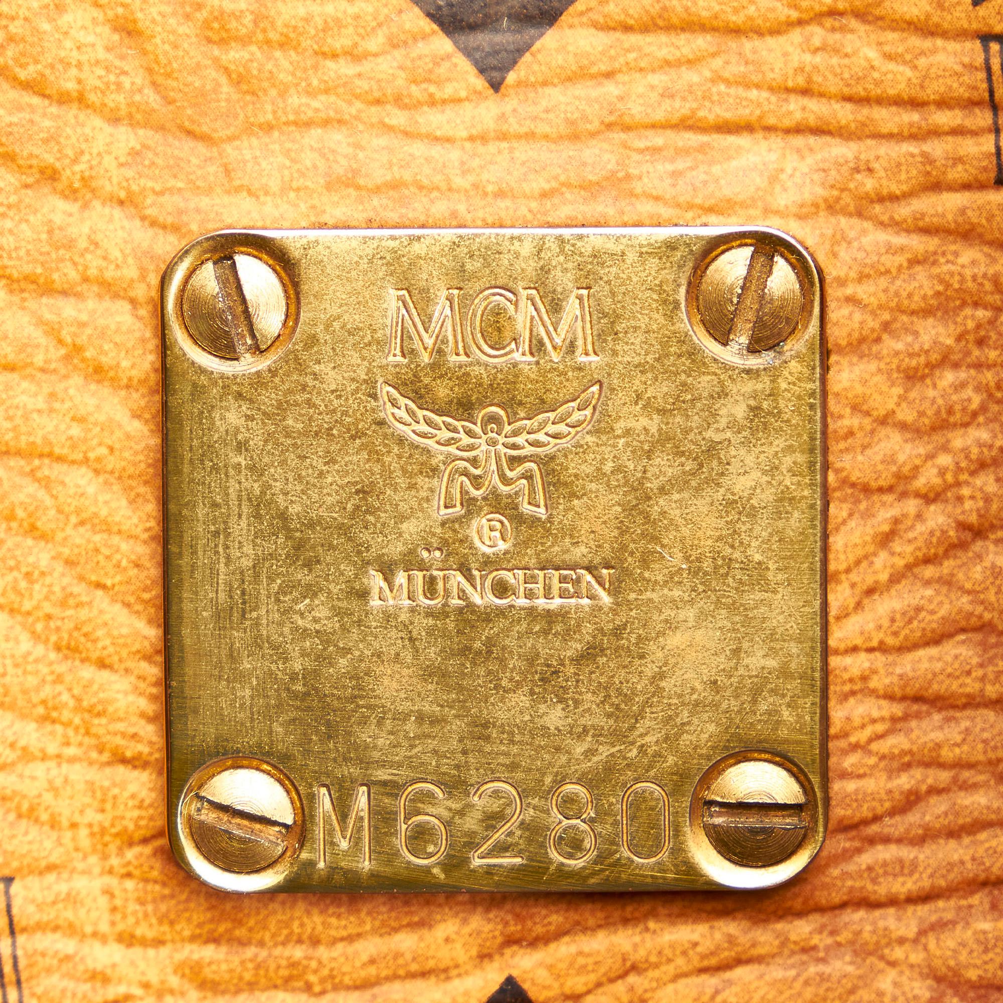 MCM Visetos Leather Shoulder Bag (SHG-29037)