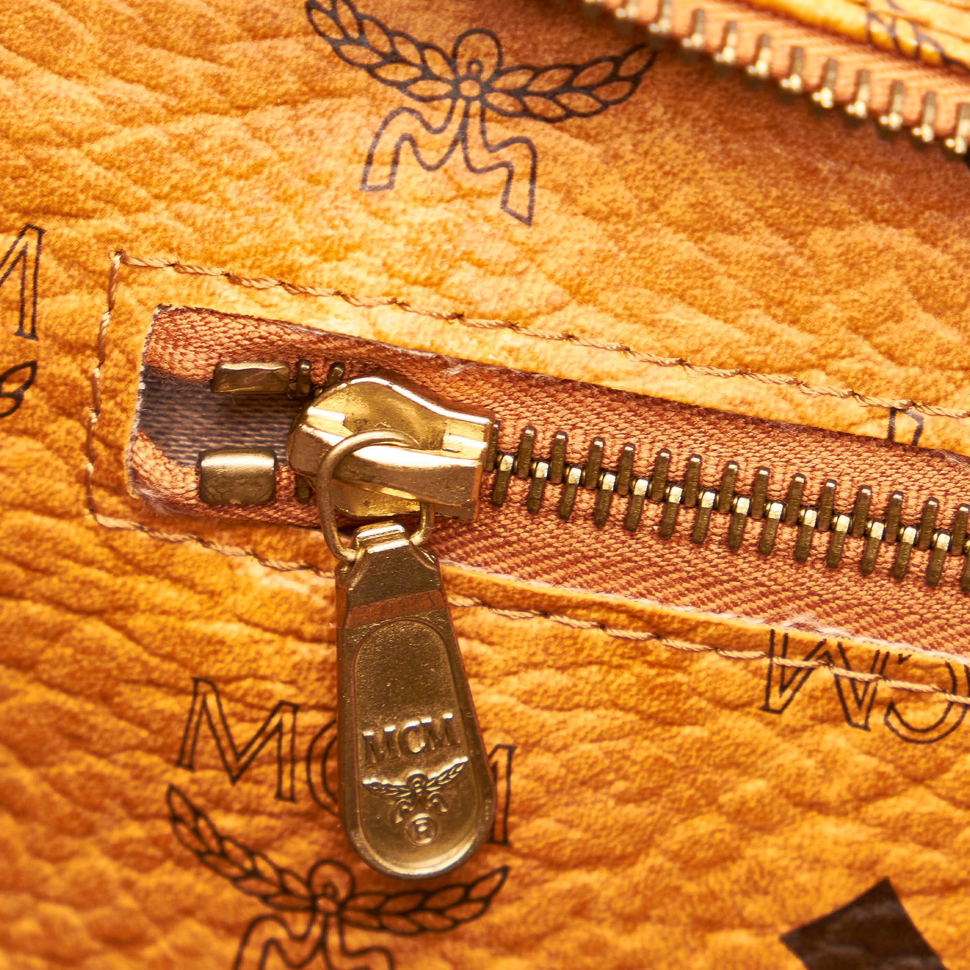 MCM Visetos Leather Shoulder Bag (SHG-29037)