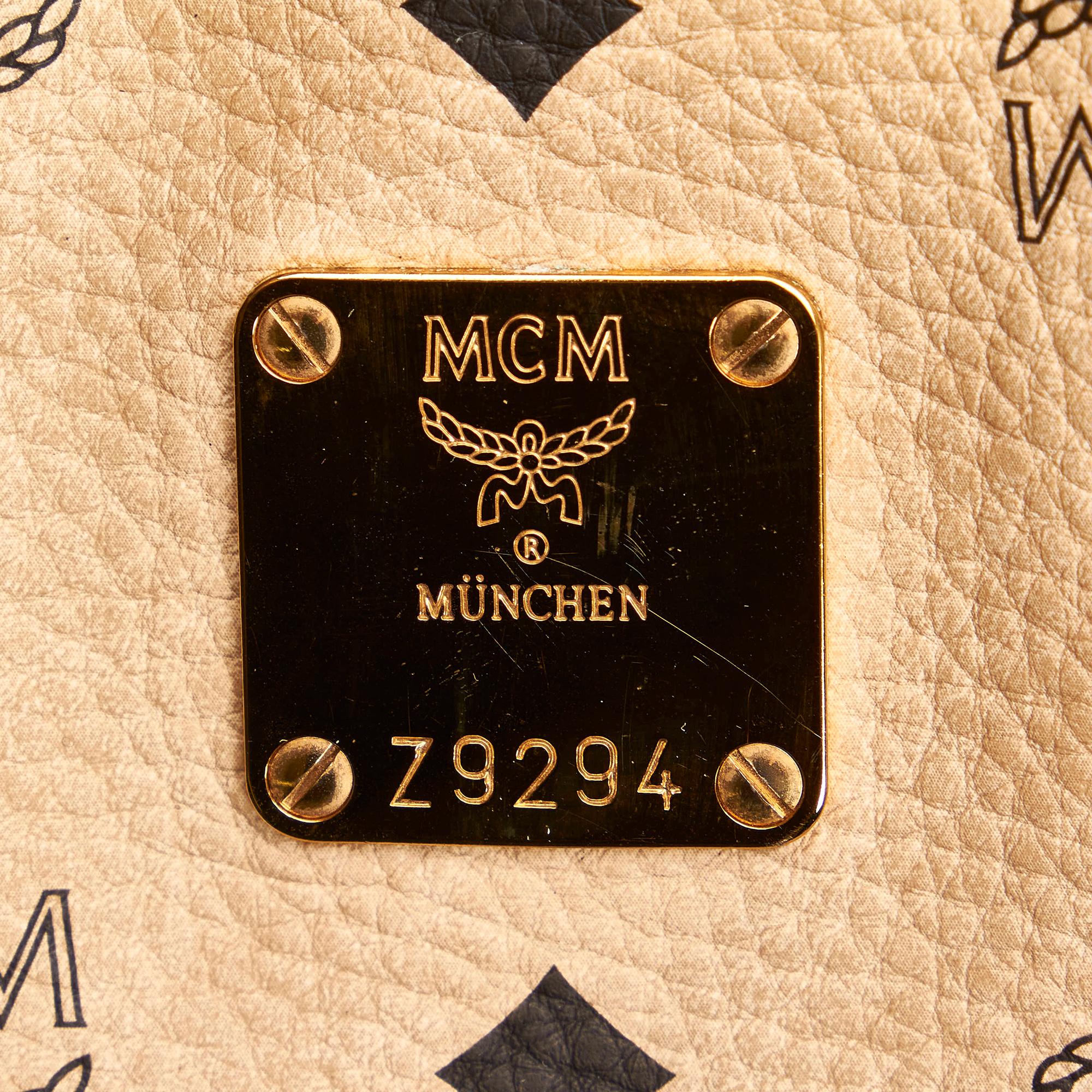 MCM Visetos Leather Shoulder Bag (SHG-32718)