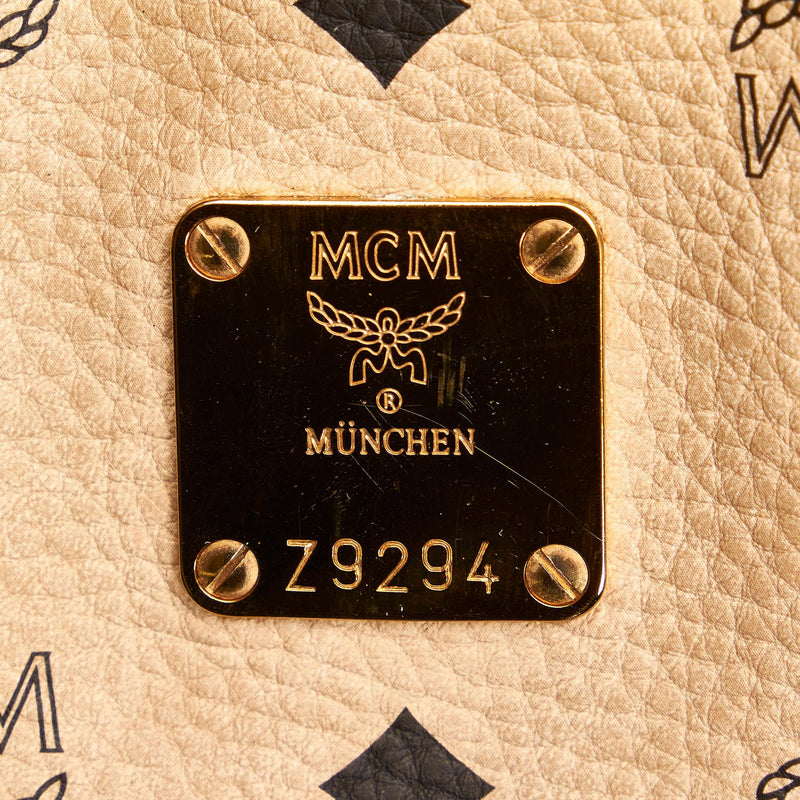 MCM Visetos Leather Shoulder Bag (SHG-32718)