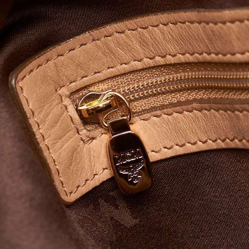 MCM Visetos Leather Shoulder Bag (SHG-32718)
