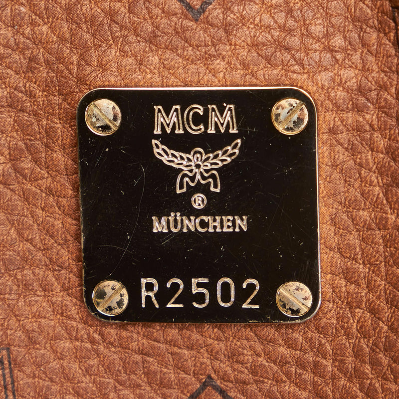 MCM Visetos Leather Shoulder Bag (SHG-32737)