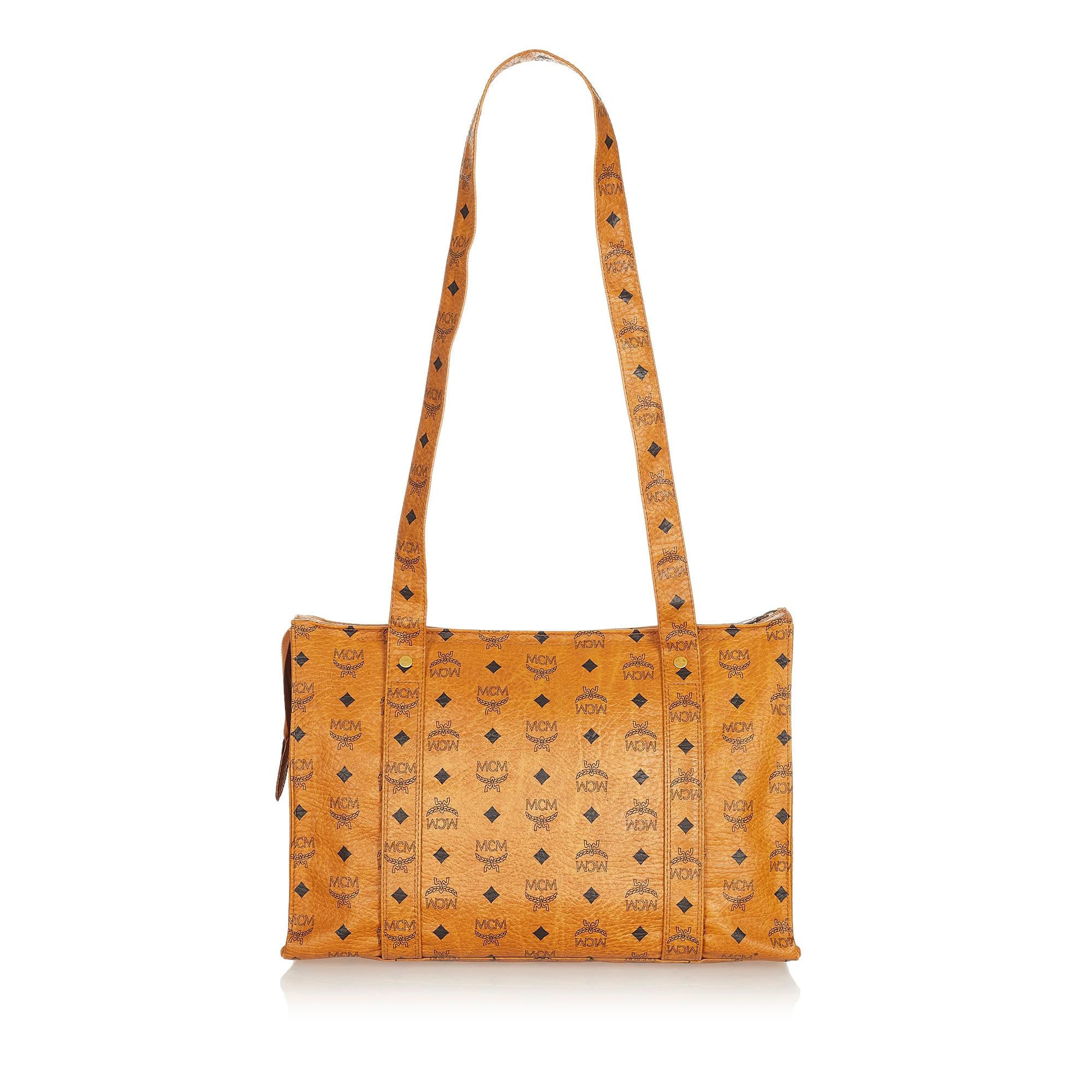 MCM Visetos Leather Tote Bag (SHG-27037)