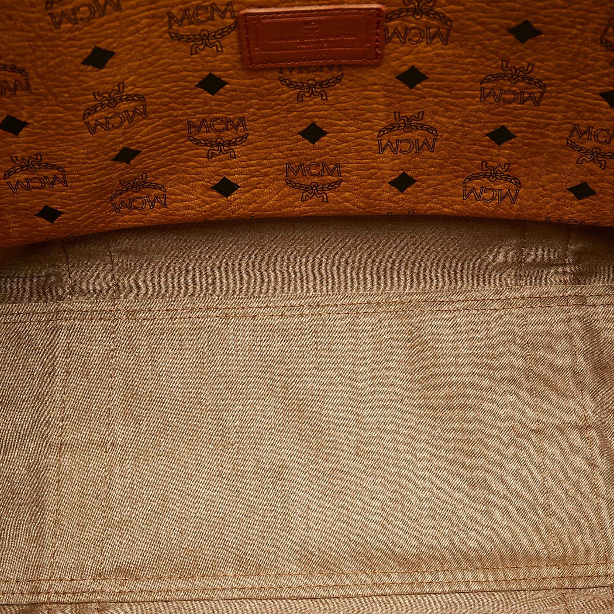 MCM Visetos Leather Tote Bag (SHG-27037)