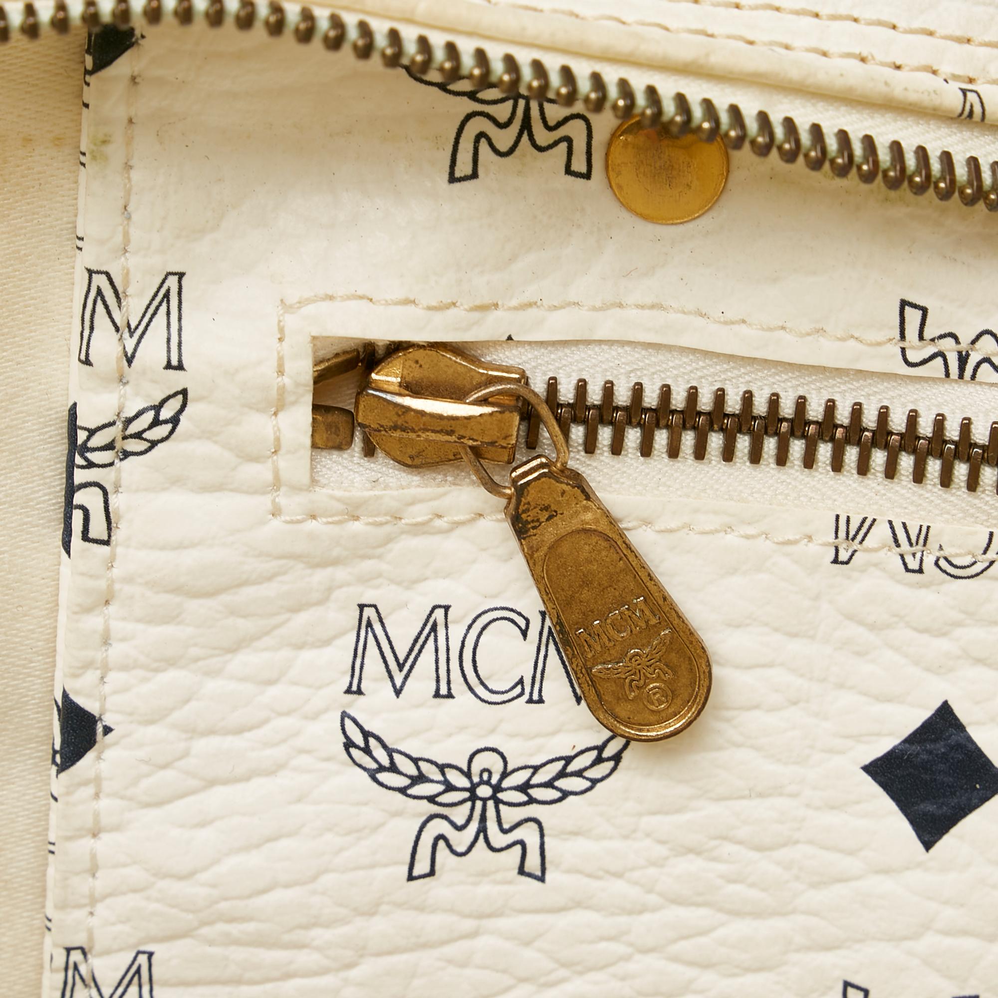 MCM Visetos Leather Tote Bag (SHG-29881)