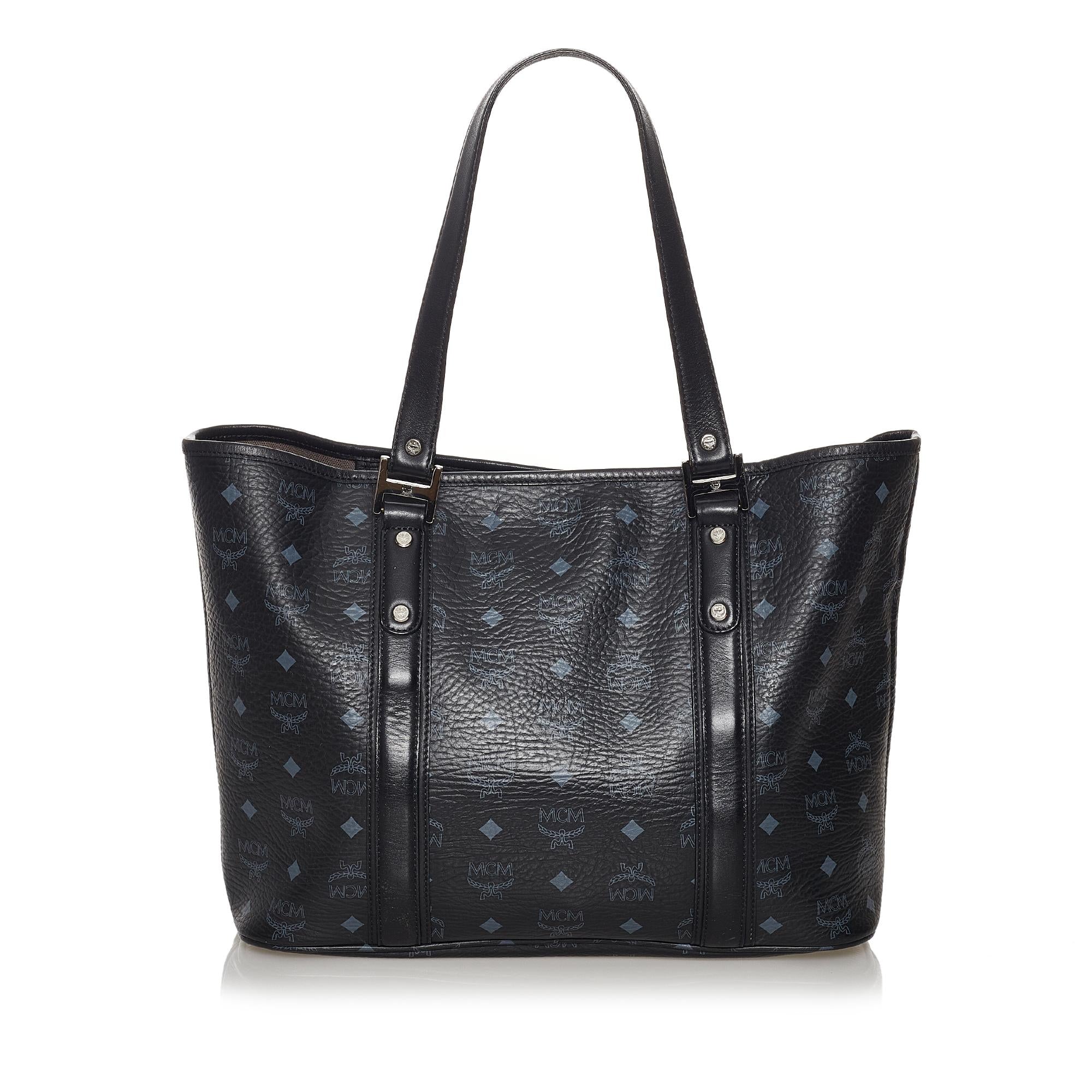 MCM Visetos Leather Tote Bag (SHG-30872)