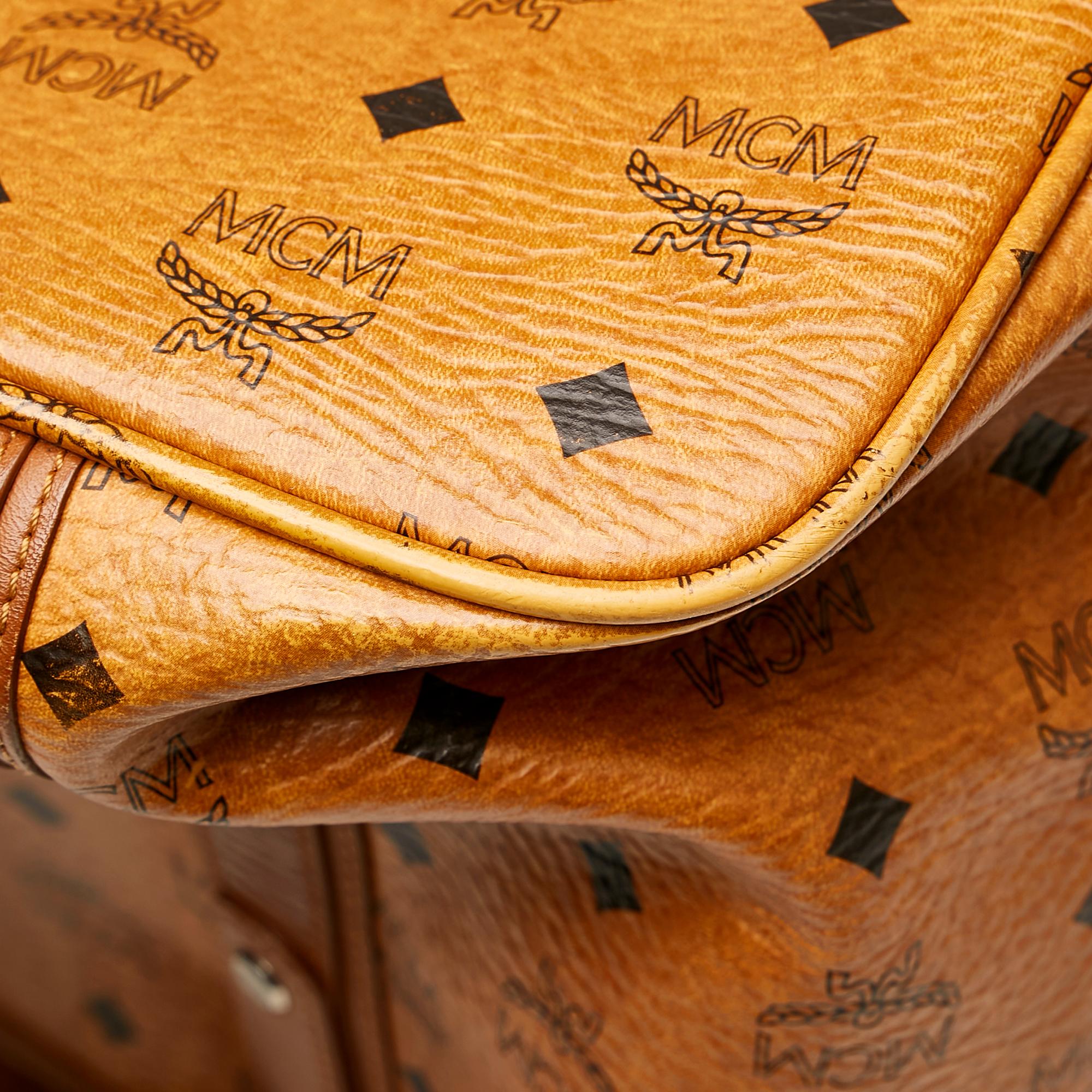 MCM Visetos Leather Tote Bag (SHG-31461)